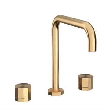 Toni Déca 3-huls Køkkenarmatur, børstet messing ø200 L-tud 